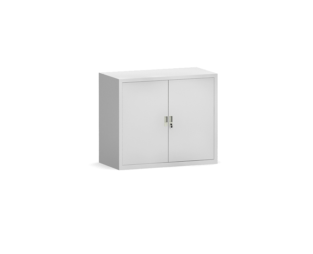 METAL STORAGE CABINET 36W x 29H GREY