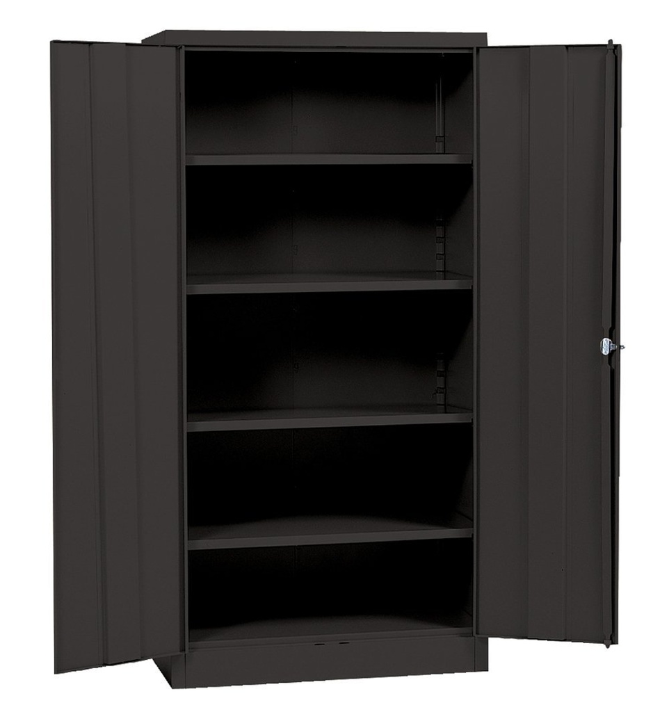 STATIONERY CABINET 6FT BLACK