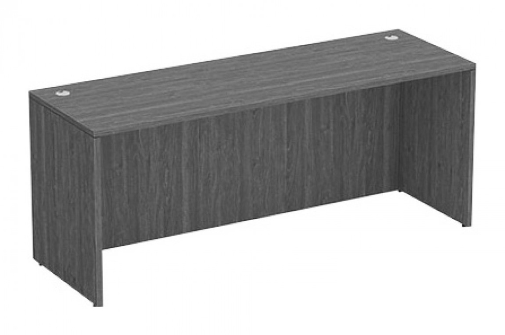 CREDENZA DESK 71X23.5X30 MEDIUM WALNUT