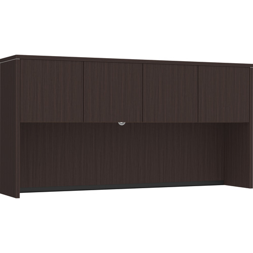 FOUR DOOR HUTCH 71"ESPRESSO (SITS ON TOP OF 71" DESK)