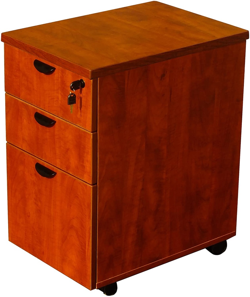 BOX BOX FILE MOBILE PEDESTAL DRAWS CHERRY