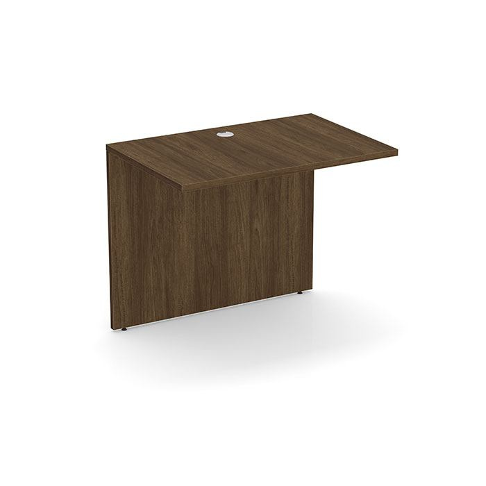 BRIDGE DESK 35.5 X 24" MEDIUM WALNUT