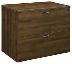 LATERAL CABINET 2 DRAW MED WALNUT