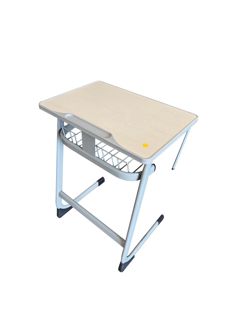 STUDENT DESK 24W x 16D x 29H" MAPLE TOP GREY FRAME