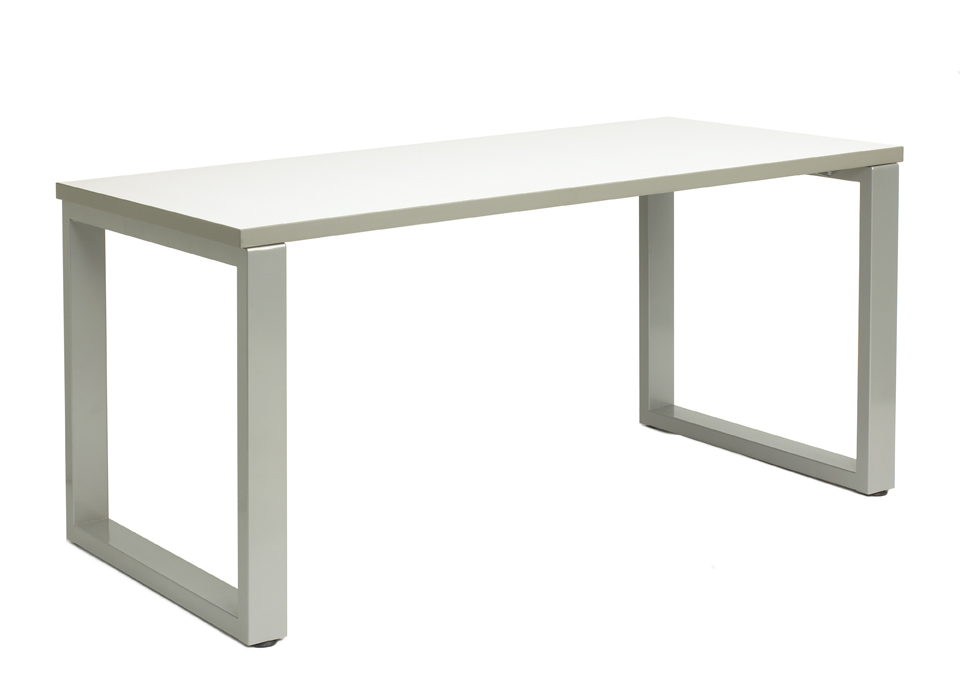 DESK O LEG WHITE TOP 60 X 24