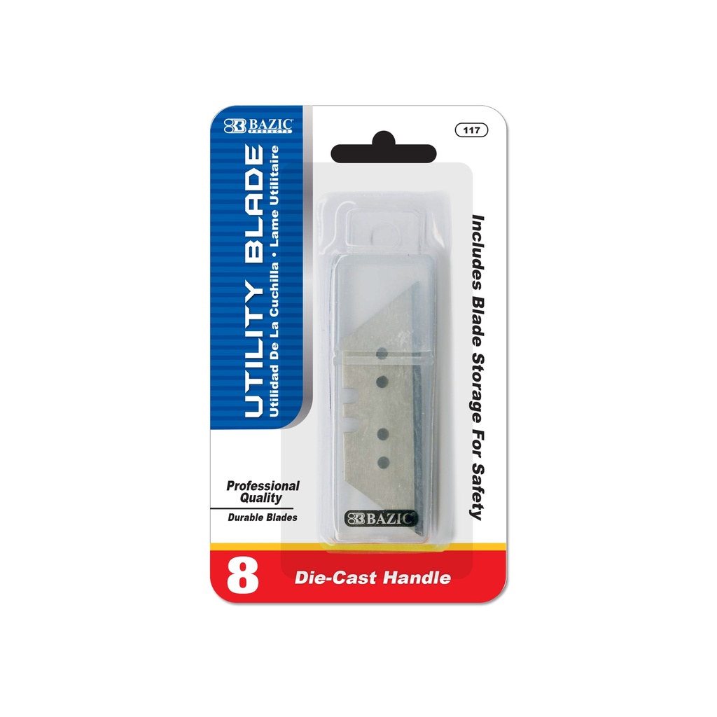 KNIFE BLADES WITH TUBE 8PCS