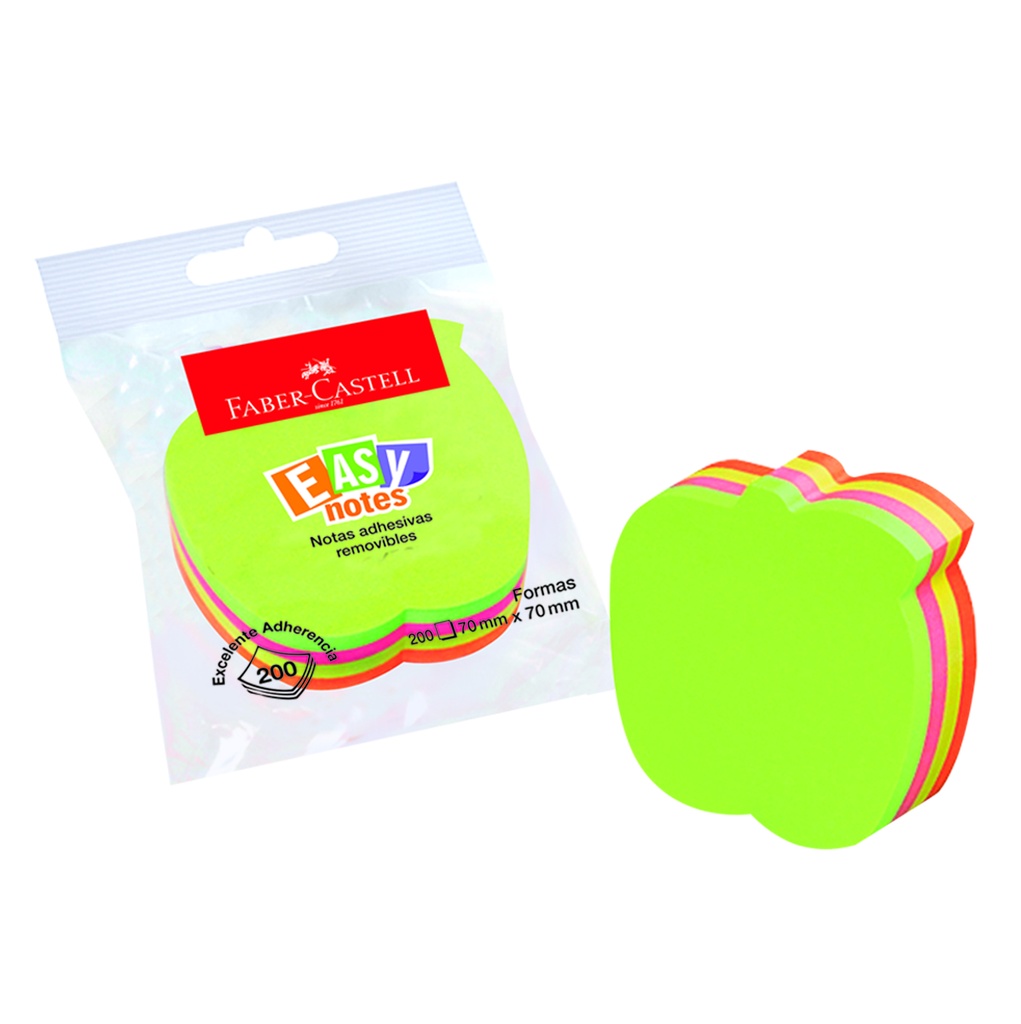 NOTE STICKY APPLE 2 3/4X2 3/4