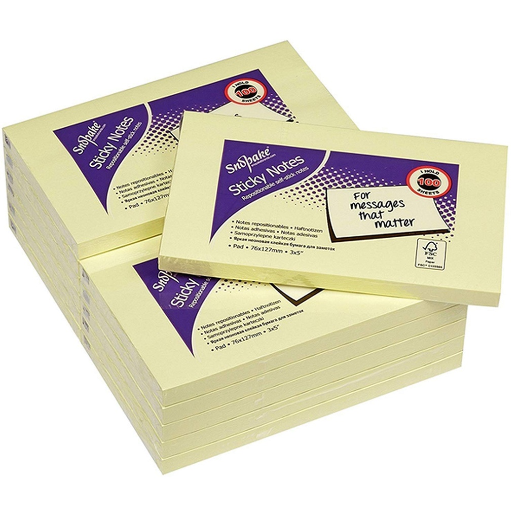 NOTE STICKY 3X5  100SH 12133