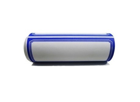 LABEL BLU BORDER 3 1/2X2 100