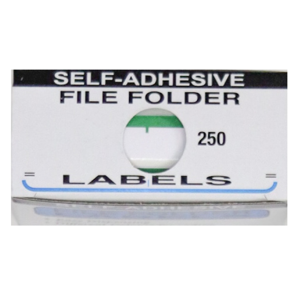 LABEL FILE FOLDER GRN 200