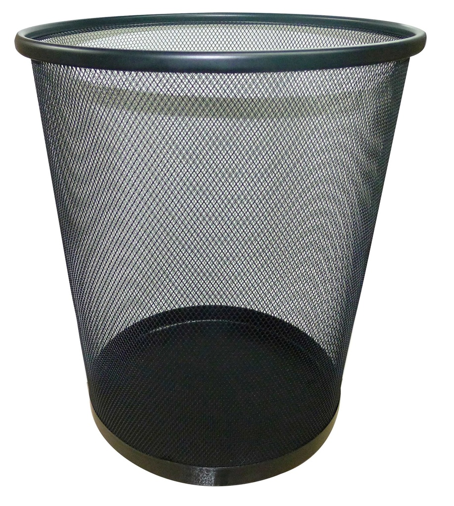 BIN WASTE MESH BLK 5 GALLON