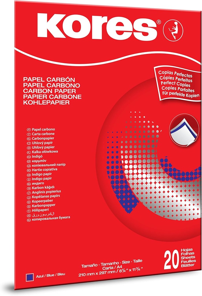 CARBON PAPER L/S BLUE 100'S