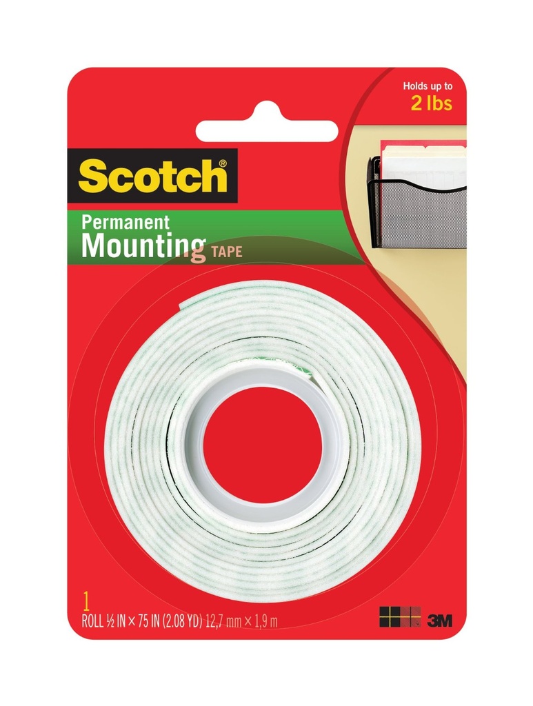 TAPE MOUNTING 1/2IN X801N H/D