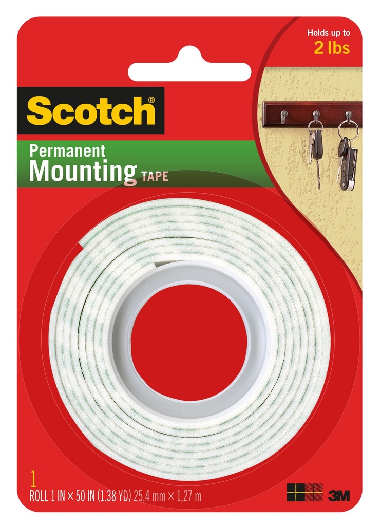 TAPE MOUNT 1IN X 55IN (214H)