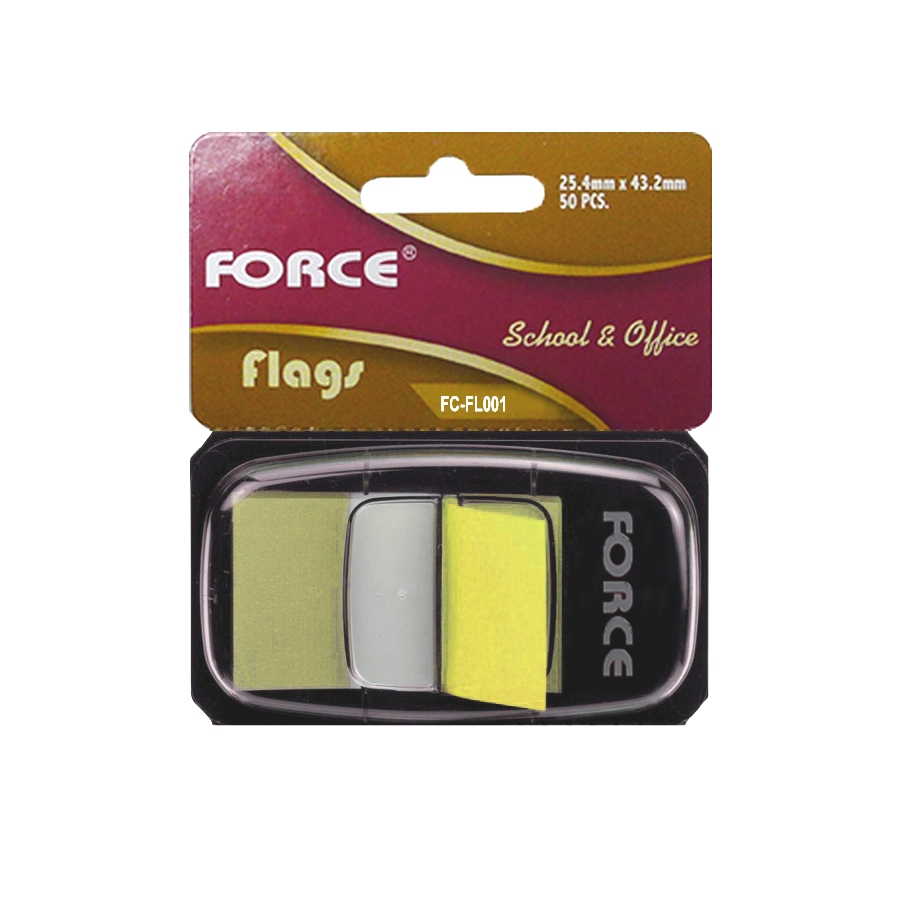 TAPE FLAGS YELLOW (S0405-8)