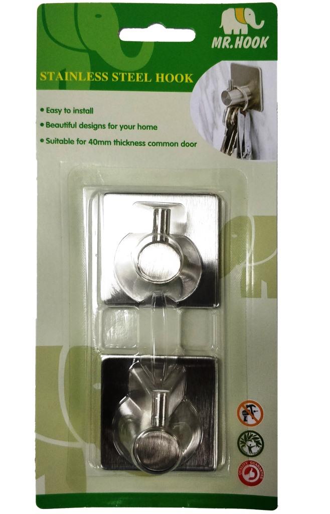 ADHESIVE HOOK 2PC 6.6LB (94)