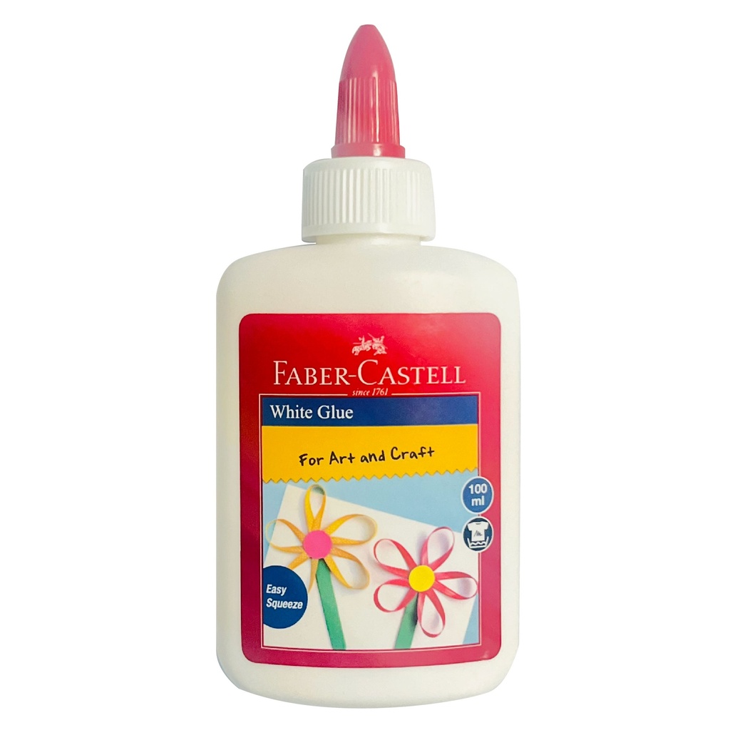 GLUE WHITE 100ML FABER