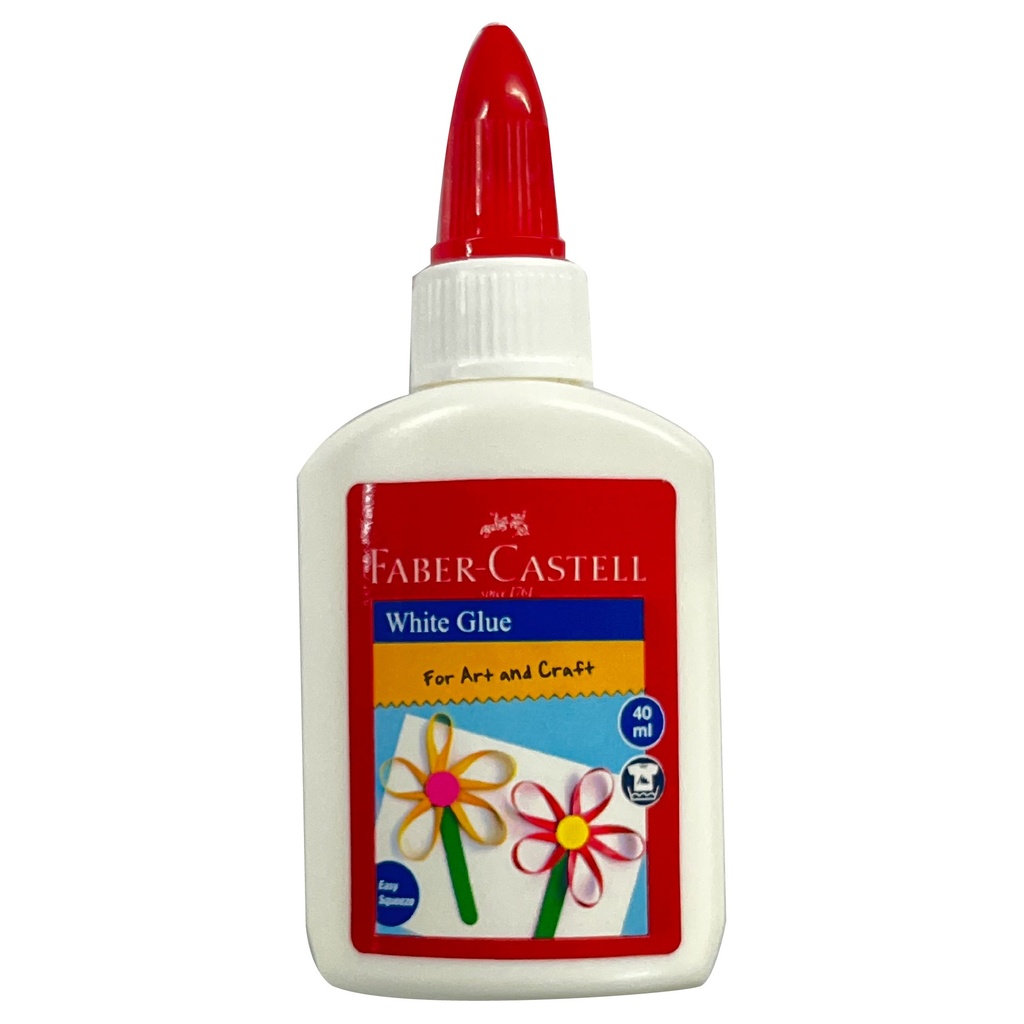 GLUE WHITE 40ML FABER