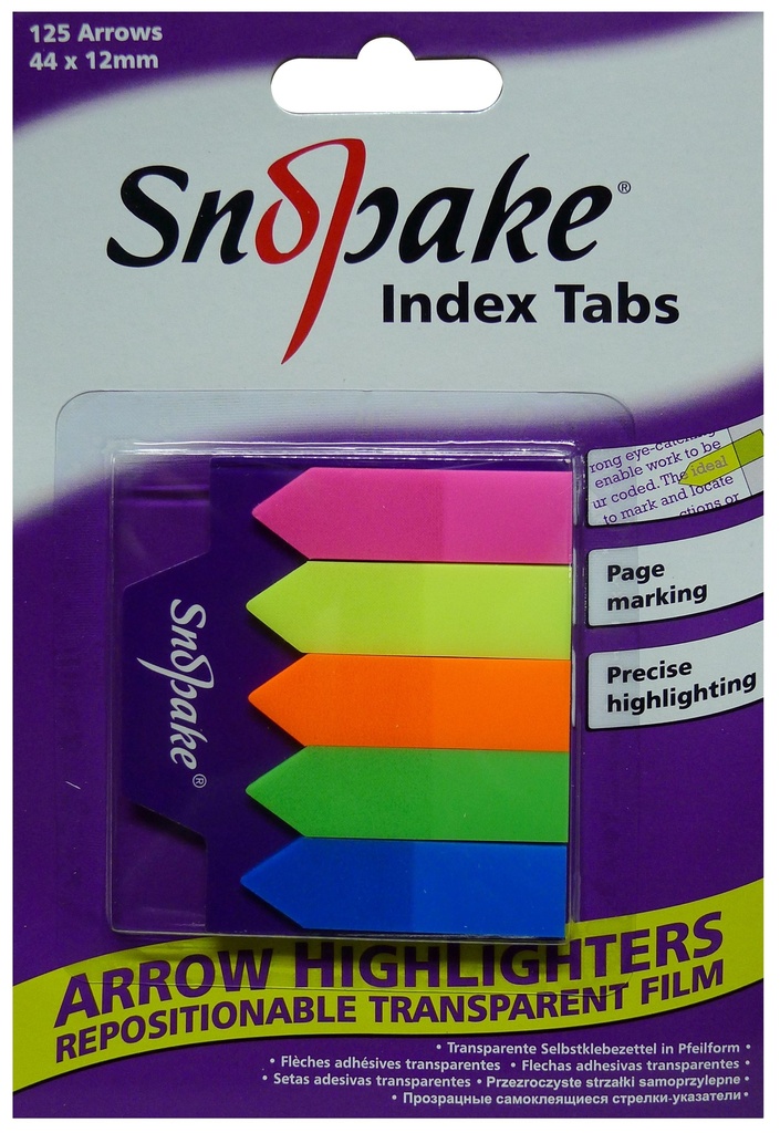 TAPE INDEXTAB HILIGHTER ARROW