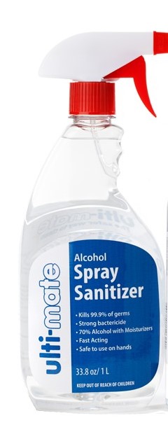 CLEANER SANITIZER SPRAY 1LTR