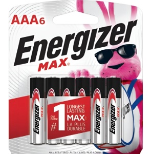BATTERIES ENERGIZER AAA(6)