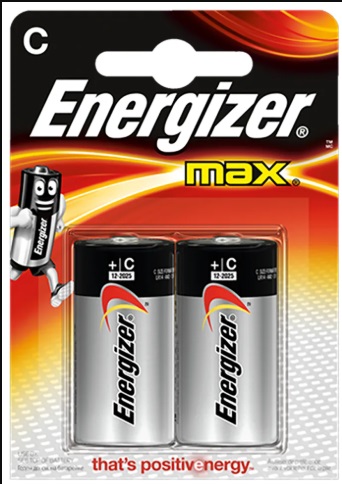 BATTERIES ENERGIZER C (2)
