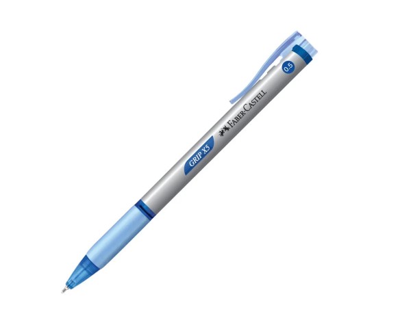 PEN BALL GRIPX5 MM RETRACT BLU
