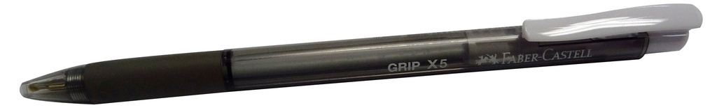 PEN BALL GRIPX 5MM RETRACT BLK