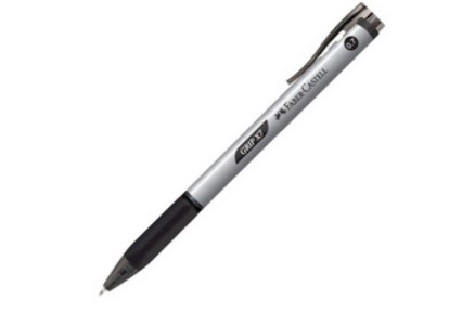 PEN BALL GRIPX7 MM RETRACT BLK