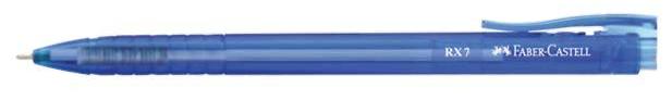 PEN BALL RETRACT RX7 .7MM BLU
