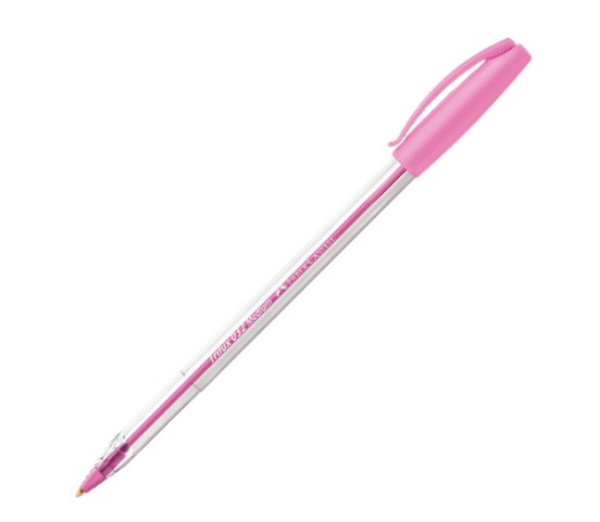 PEN #032 TRILUX BALL POINT PINK MED