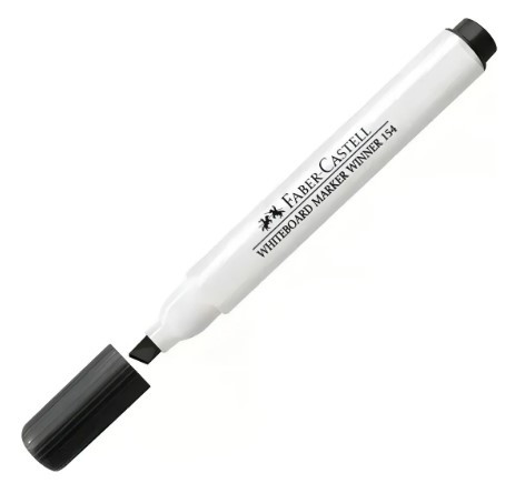 MARKER W/BOARD 154 BLK- CHISEL