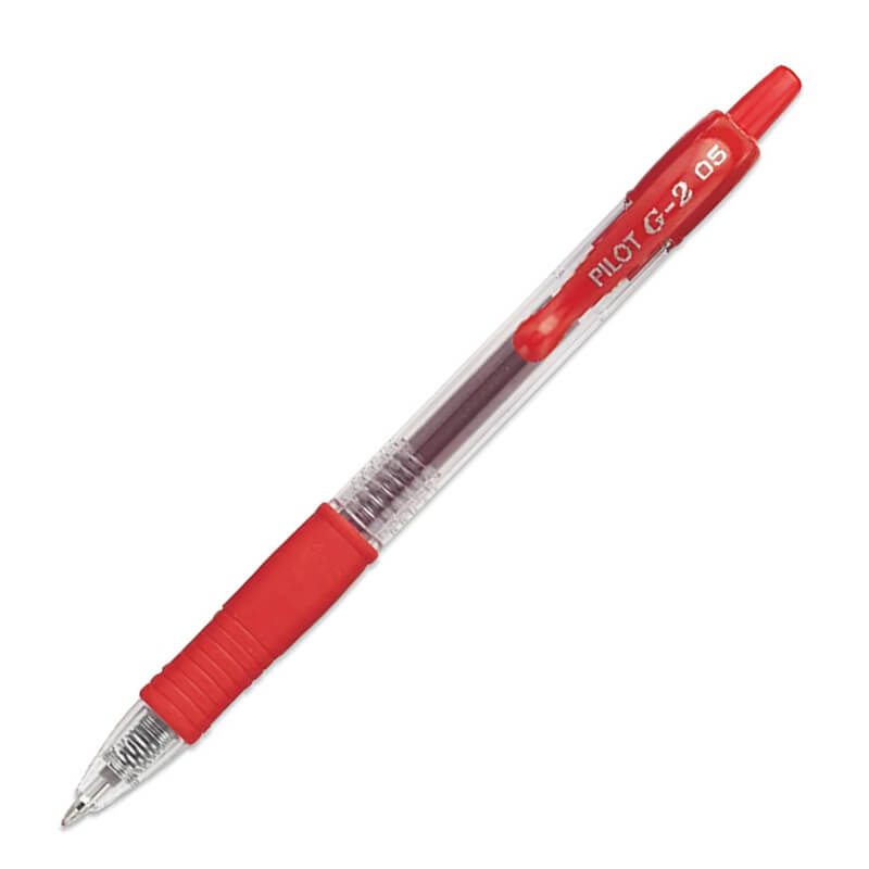 PEN PILOT G2 0.5 RED RET 31004