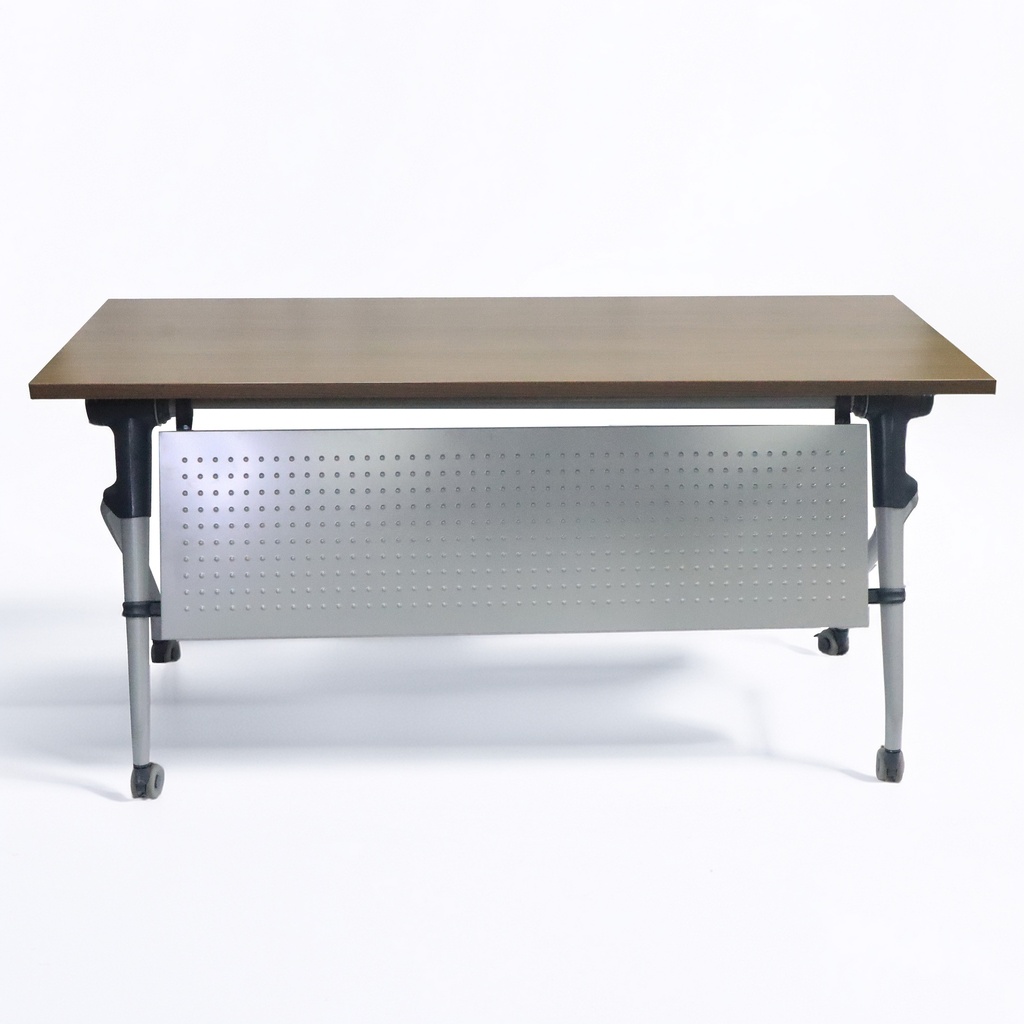 TRAINING TABLE FOLDING 60"X24" MEDIUM WALNUT