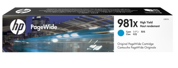 TONER HP 981X HIGH YIELD CYAN (L0R09A)