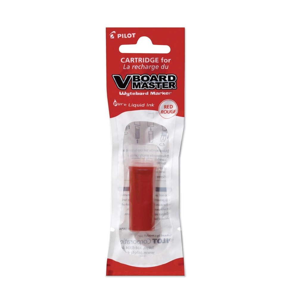 PILOT MARKER REFILLS - RED