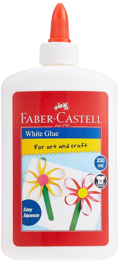 GLUE WHITE 250ML FABER