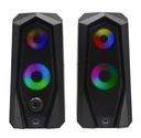 DESKTOP SPEAKERS BRV30 GAMING USB 2.0- BLACK LED