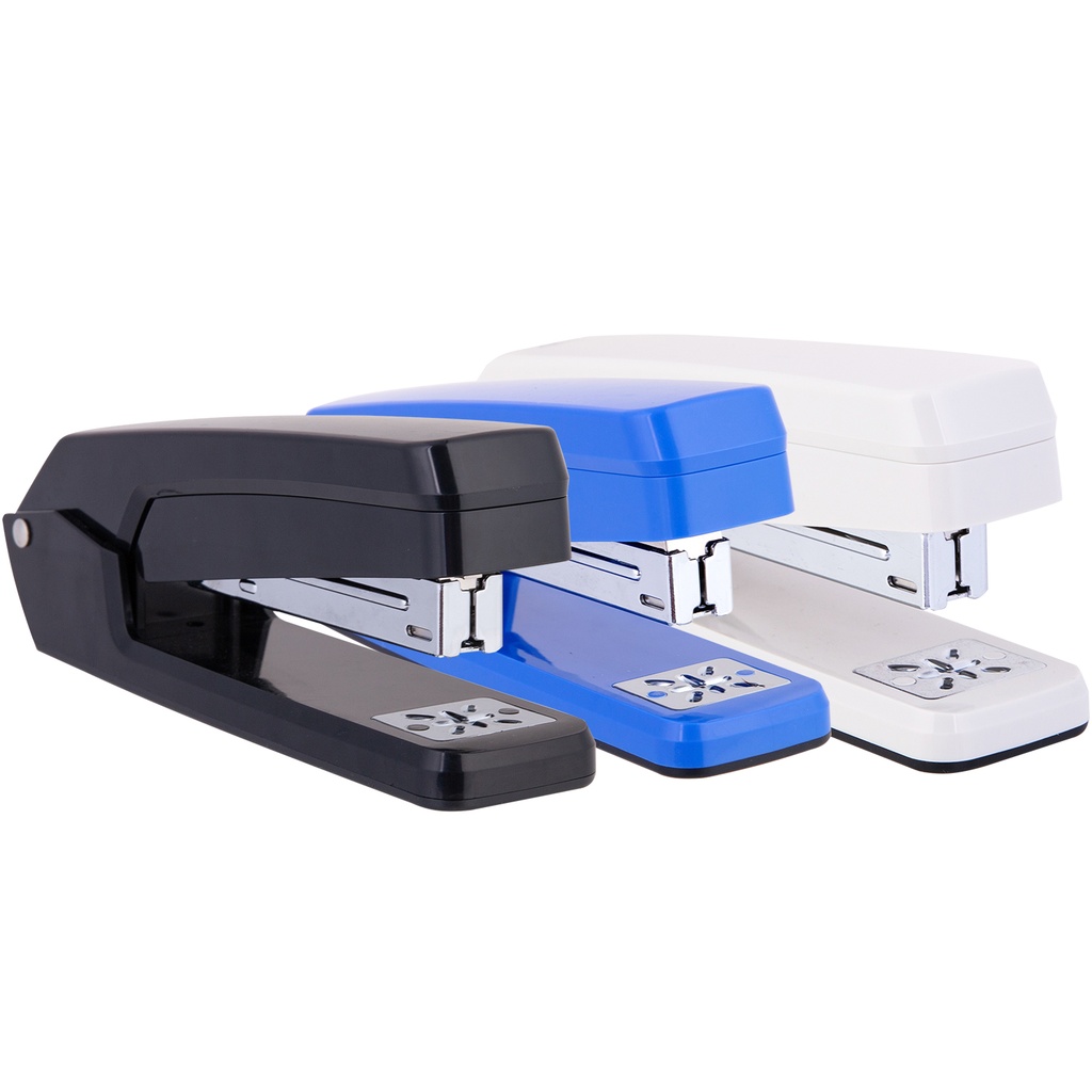 STAPLER STD 25 SHT HALF STRIP 3 DIRECTION ASST COL