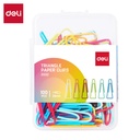 CLIPS PAPER TRIANGULAR COL 100'S MED DELI