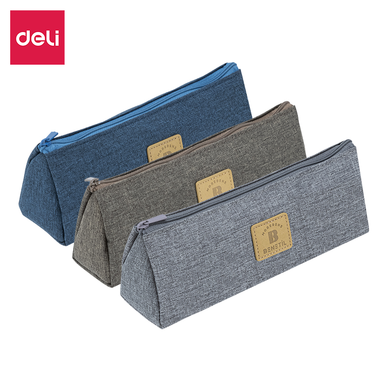 CASE PENCIL POUCH 9" TRIA. DENIM