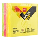 NOTE STICKY 3X3 4X100 SHEETS ASST.