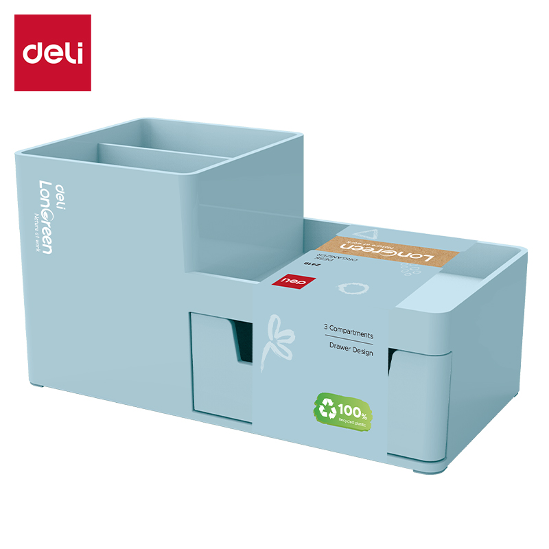 TIDY DESK ORGANIZER BLUE