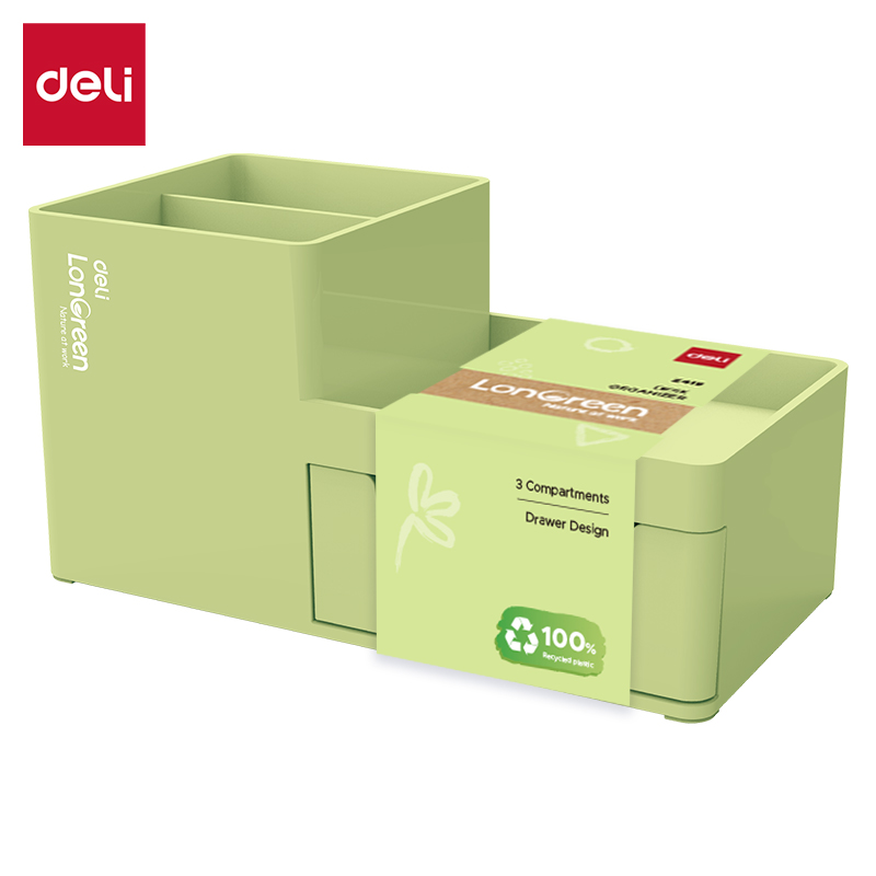 TIDY DESK ORGANIZER GREEN