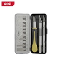 KNIFE HOBBY SET 16PCS YELLOW