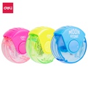 SHARPENER PENCIL 1-HOLE DRUM ASST COL
