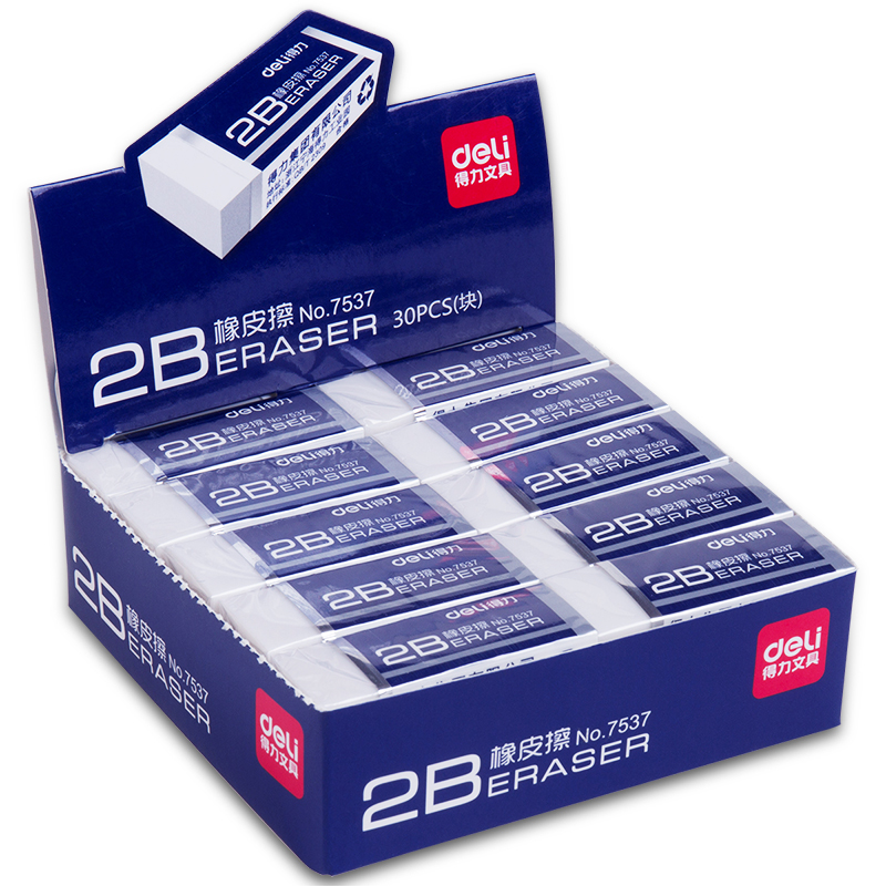 ERASER WHITE MED DELI