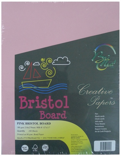 [MC0138] DIVIDERS L/S BRISTOL PNK (100)