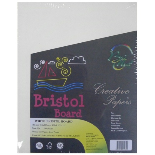 [MC0144] DIVIDERS F/C BRISTOL WHI (100)