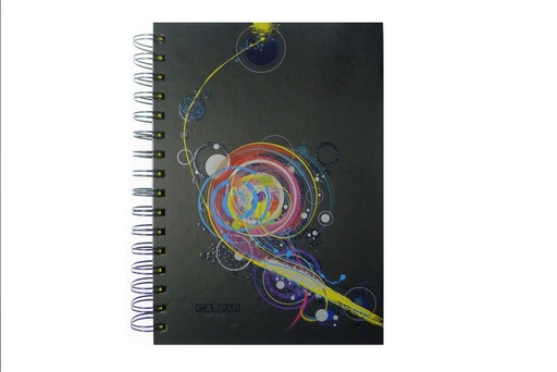 [CW12072] BOOK NOTE SPIRAL BRIGHT120P A5